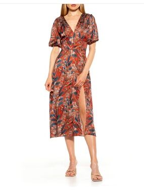 Alexia Admor V-neck Pull Sleeve Dress size 6